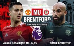 Nhận định MU vs Brentford (21h00 ngày 19/10): Nối dài mạch trận không thắng