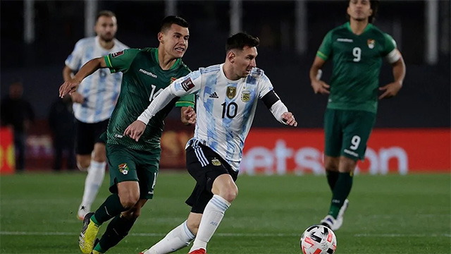 Messi đã ghi 8 bàn vào lưới Bolivia