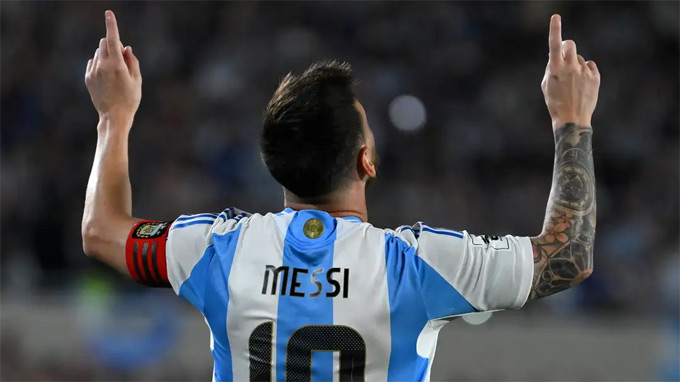 Messi mới có màn trình diễn rực sáng với Argentina