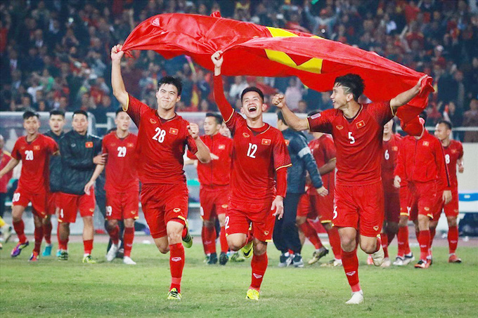 Mục tiêu của ĐT bóng đá nam là phấn đấu có mặt tại World Cup. Ảnh: Đức Cường