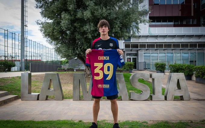 Andres Cuenca là tài năng trẻ mới nhất có thể được ra mắt Barca ở La Liga.