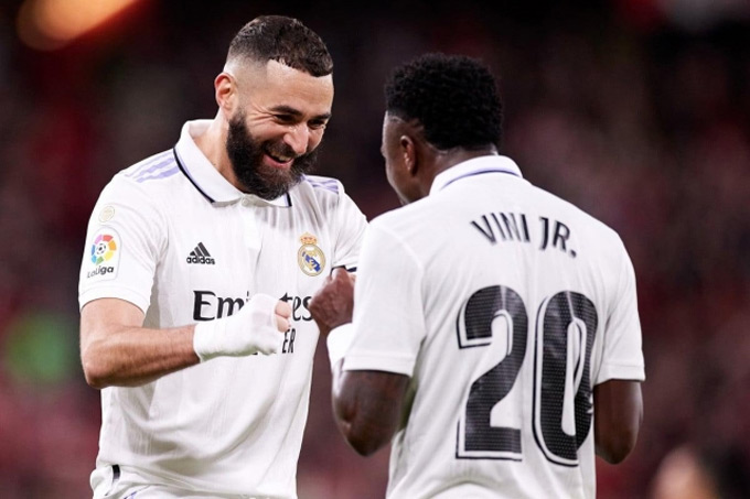 Benzema khẳng định Vinicius đang là cầu thủ xuất sắc nhất thế giới hiện nay