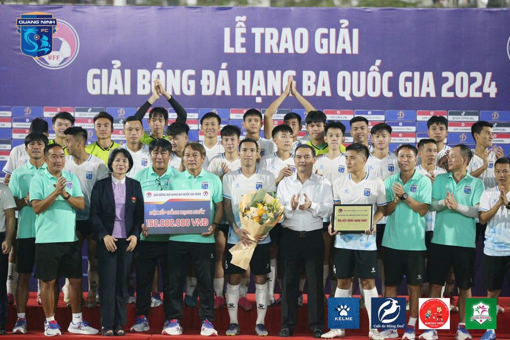 CLB Quang Ninh ve nhat tai giai hang Ba quoc gia 2024