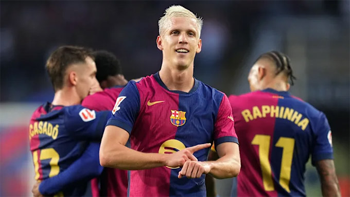 Dani Olmo là vũ khí rất đáng sợ trên hàng công Barca