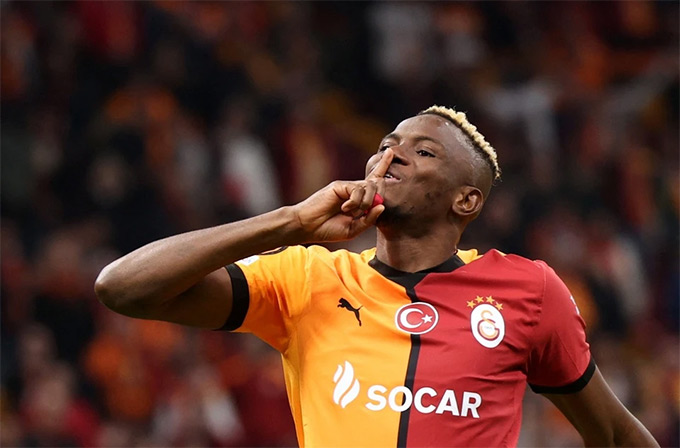 Osimhen lập cú đúp giúp Galatasaray kiếm trọn 3 điểm