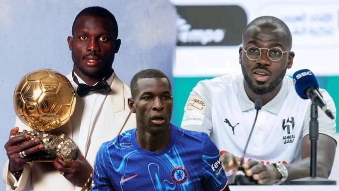 Koulibaly (phải) tin rằng Jackson sẽ là cầu thủ châu Phi thứ 2 giành Quả bóng Vàng sau Weah (trái)