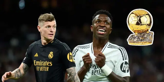 Kroos lên tiếng ủng hộ Vinicius