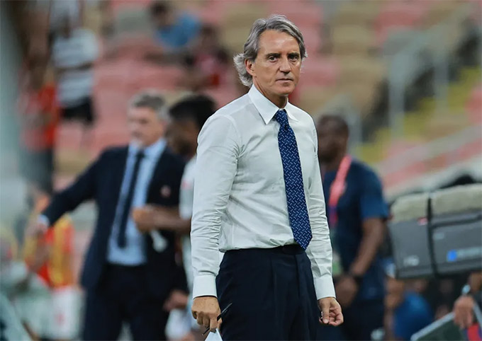 Mancini không còn là HLV ĐT Saudi Arabia