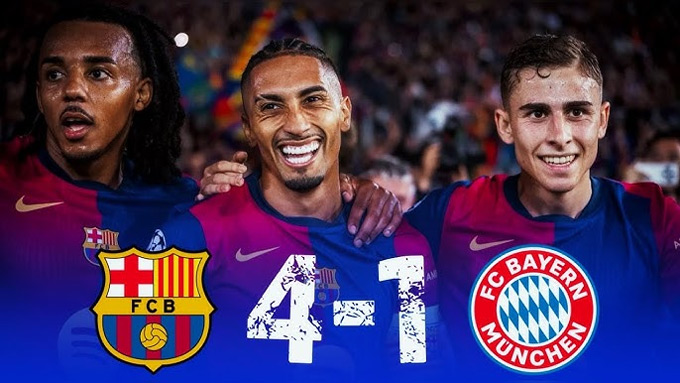 Barca vừa có chiến thắng ấn tượng 4-1 trước Bayern, tái hiện hình ảnh xuất sắc năm 2015