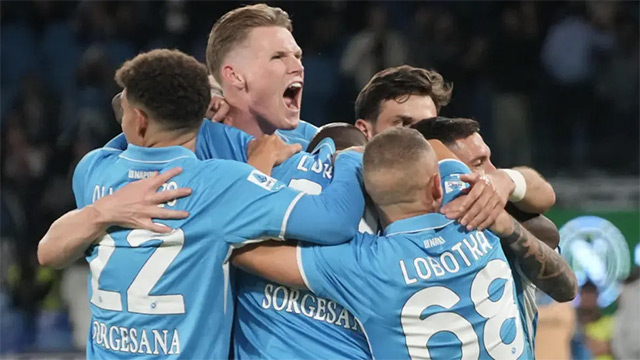 Napoli đã thắng 5 trận liên tiếp ở Serie A