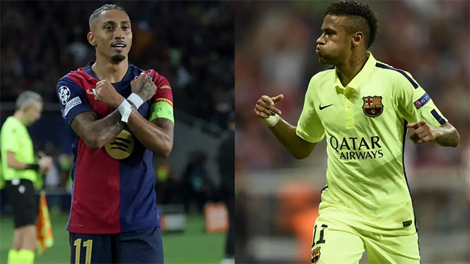 Số 11 của Barca có phong thái rất giống Neymar thời còn đá cho đội chủ sân Camp Nou