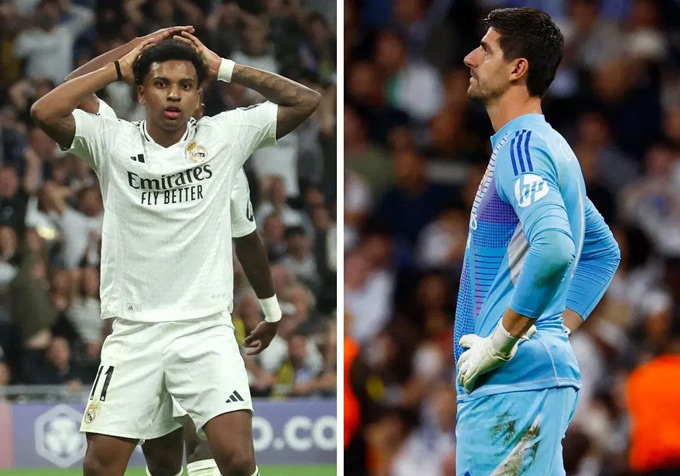 Rodrygo và Courtois sẽ không thể góp mặt ở trận El Clasico cuối tuần này