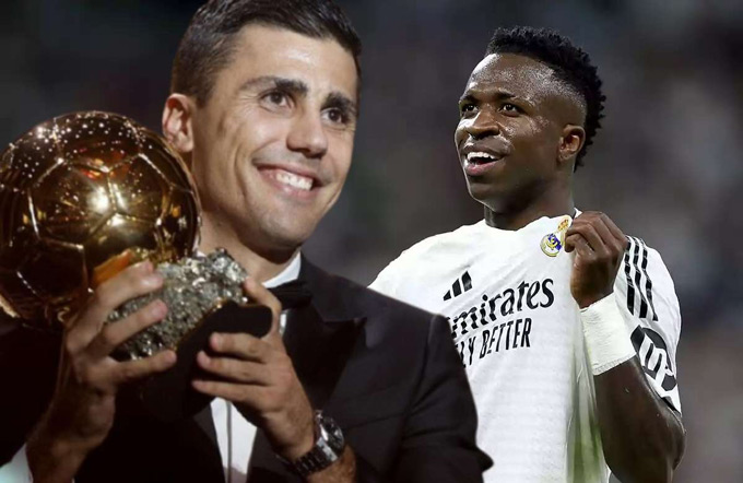 Rodri bất ngờ đánh bại Vinicius để giành Quả Bóng Vàng 2024