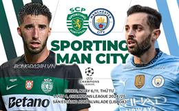 Nhận định Sporting Lisbon vs Man City (03h00 ngày 6/11): Chờ Ruben Amorim trổ tài