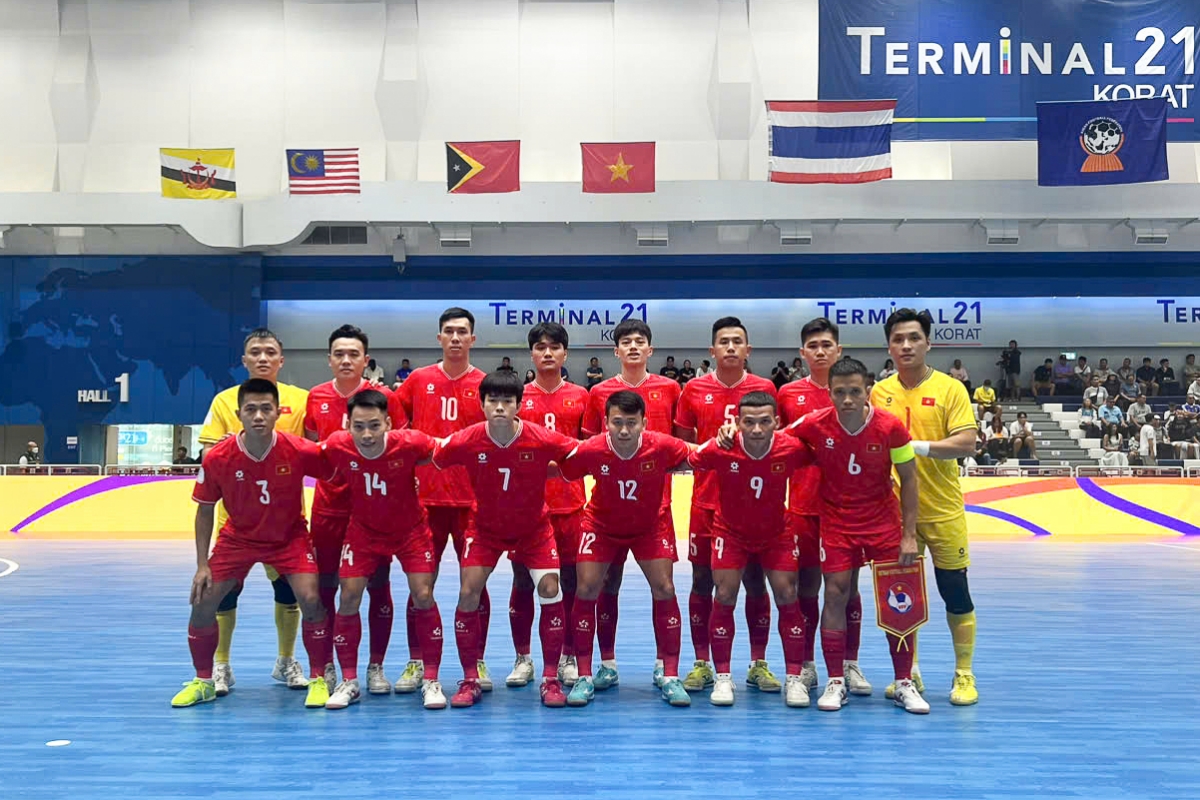 dT futsal Viet Nam tranh tai tai giai dong Nam a 2024