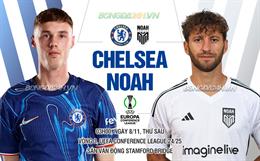 Chelsea nhẹ nhàng thắng ... 8-0 tại Conference League 2024/25