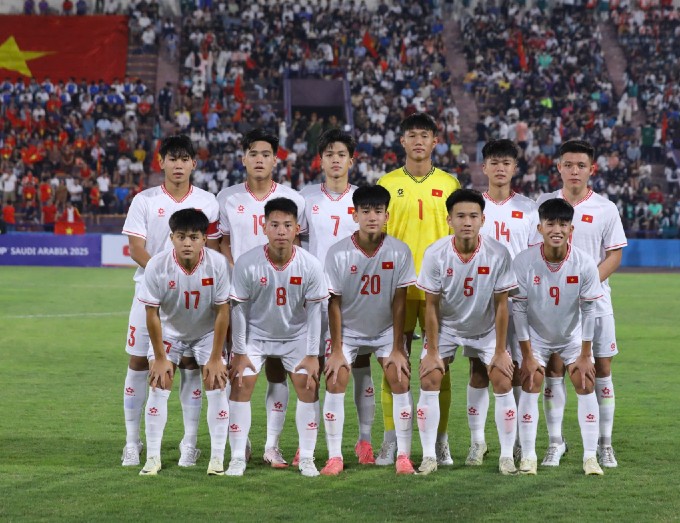 U17 Việt Nam vừa thi đấu vòng loại U17 châu Á 2025 tại SVĐ Việt Trì