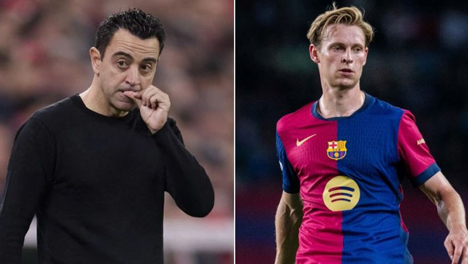 De Jong là một trong 3 cầu thủ Barca mà Xavi muốn mang sang MU