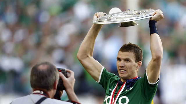 Dzeko từng vô địch Bundesliga 2008/09