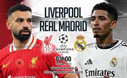 Nhận định Liverpool vs Real Madrid (3h00 ngày 28/11): Đội khách sẽ có điểm?