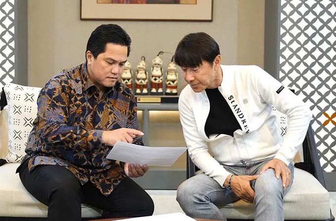 Chủ tịch Erick Thohir không đặt mục tiêu cụ thể cho Indonesia tại AFF Cup 2024