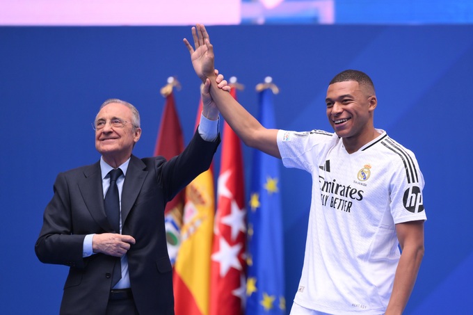 Kylian Mbappe là tân binh đắt giá gần đây nhất Real Madrid đã ký hơp đồng