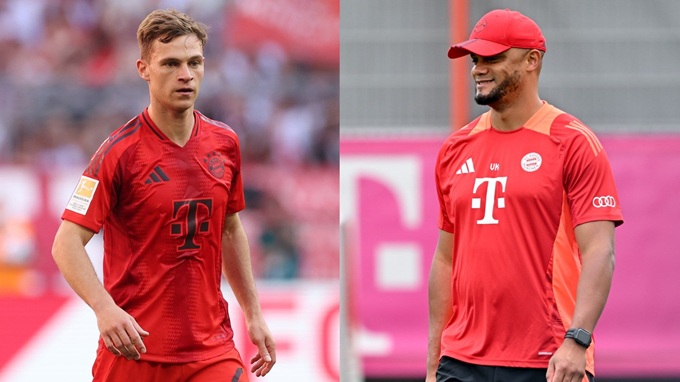 Kompany chưa tìm ra người đá cặp lý tưởng với Kimmich